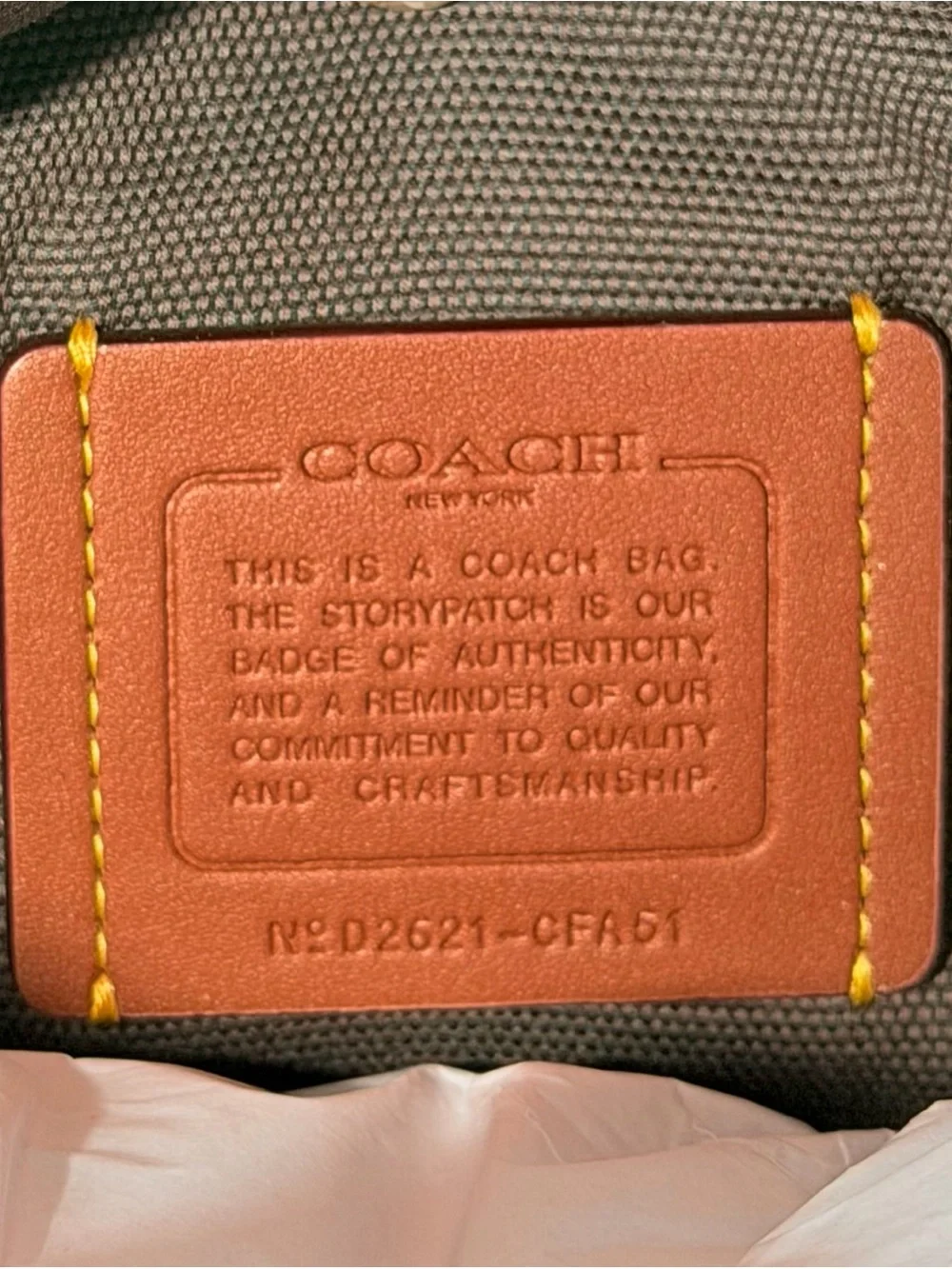 Coach Compass Bag 25 Dark Chocolate Suede NWT